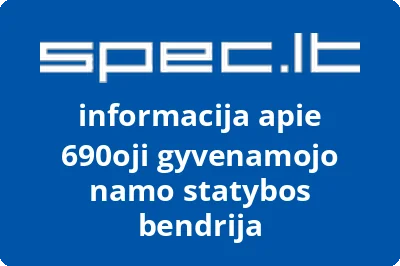 690oji gyvenamojo namo statybos bendrija