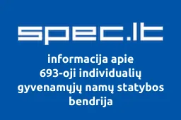 693-oji individualių gyvenamųjų namų statybos bendrija