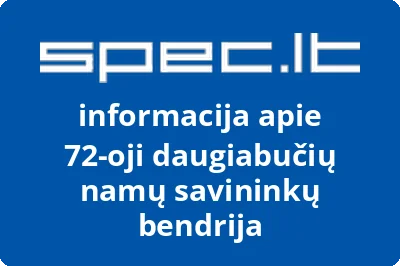 72-oji daugiabučių namų savininkų bendrija