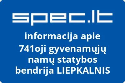 741oji gyvenamųjų namų statybos bendrija LIEPKALNIS