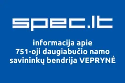751-oji daugiabučio namo savininkų bendrija VEPRYNĖ | spec.lt