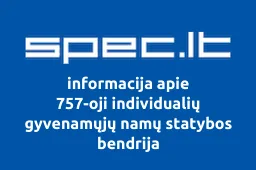 757-oji individualių gyvenamųjų namų statybos bendrija