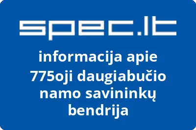 775oji daugiabučio namo savininkų bendrija