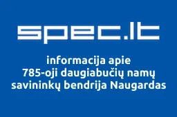 785-oji daugiabučių namų savininkų bendrija Naugardas | spec.lt