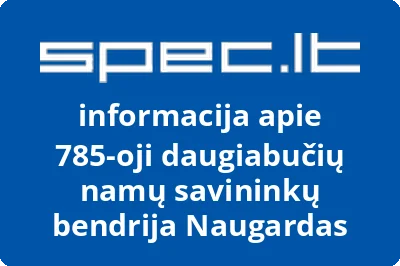 785-oji daugiabučių namų savininkų bendrija Naugardas