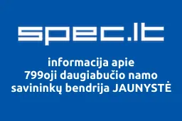 799oji daugiabučio namo savininkų bendrija JAUNYSTĖ | spec.lt