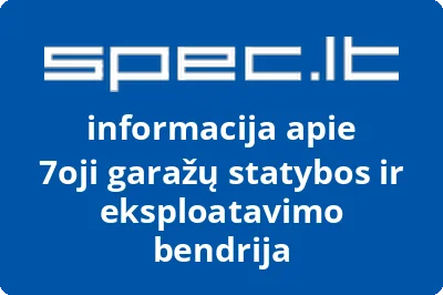 7oji garažų statybos ir eksploatavimo bendrija