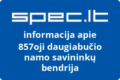 857oji daugiabučio namo savininkų bendrija