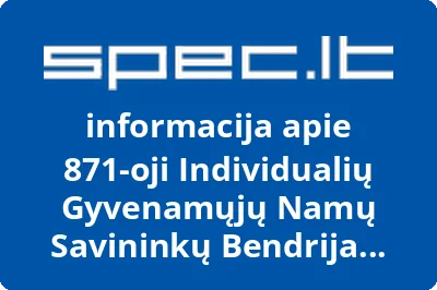871oji individualių gyvenamųjų namų savininkų bendrija Samanynė
