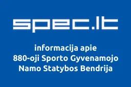 880-oji Sporto Gyvenamojo Namo Statybos Bendrija