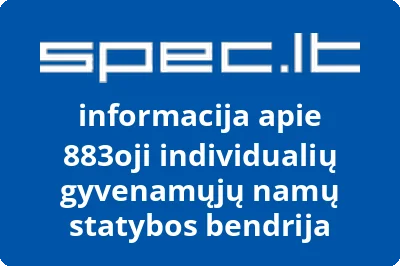883oji individualių gyvenamųjų namų statybos bendrija