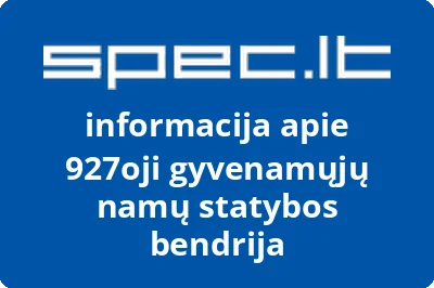 927oji gyvenamųjų namų statybos bendrija