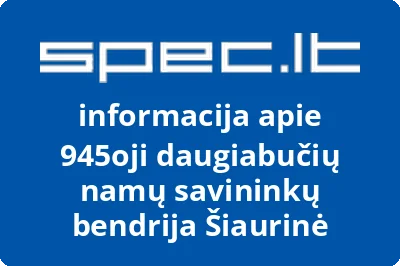 945oji daugiabučių namų savininkų bendrija Šiaurinė