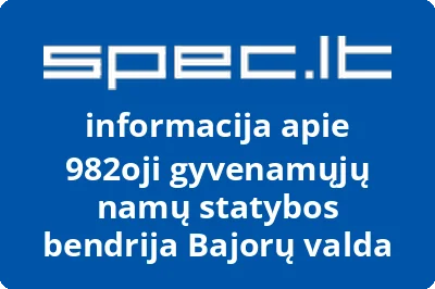 982oji gyvenamųjų namų statybos bendrija Bajorų valda
