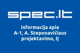A-1, A. Steponavičiaus projektavimo, IĮ iliustracija
