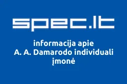 A. A. Damarodo individuali įmonė | spec.lt