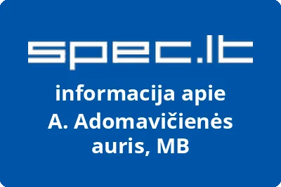 A. Adomavičienės auris, MB