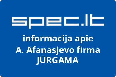A. Afanasjevo firma JŪRGAMA