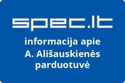 A. Ališauskienės parduotuvė