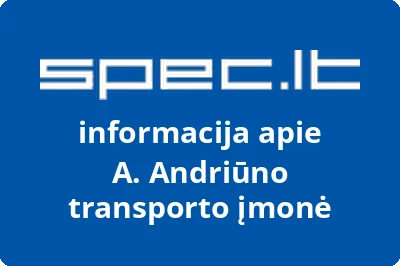 A. Andriūno transporto įmonė