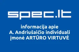 A. Andriušaičio individuali įmonė ARTŪRO VIRTUVĖ | spec.lt
