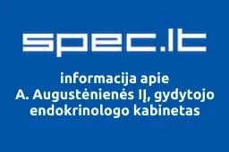 A. Augustėnienės IĮ, gydytojo endokrinologo kabinetas | spec.lt