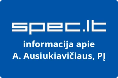 A. Ausiukiavičiaus, PĮ