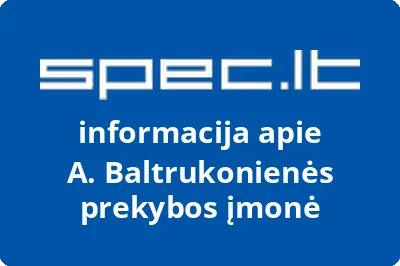 Alytės Baltrukonienės prekybos įmonė