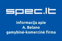 A. Belano gamybinė-komercinė firma