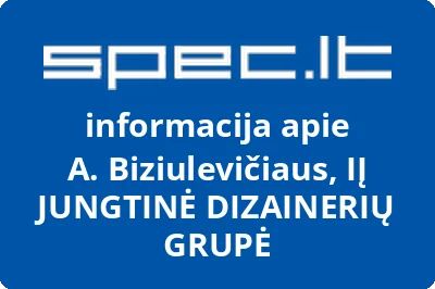 A. Biziulevičiaus individuali įmonė JUNGTINĖ DIZAINERIŲ GRUPĖ