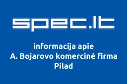 A. Bojarovo komercinė firma Pilad