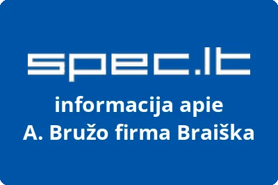 A. Bružo firma Braiška
