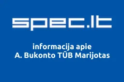 A. Bukonto TŪB Marijotas | spec.lt