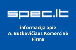 A. Butkevičiaus Komercinė Firma