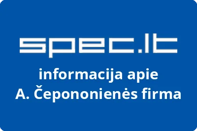 A. Čepononienės firma