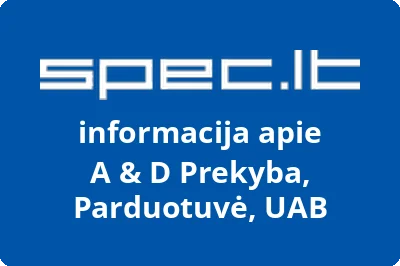 A&D Prekyba, UAB