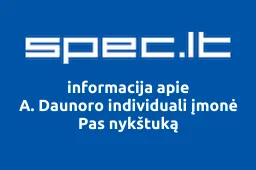 A. Daunoro individuali įmonė Pas nykštuką | spec.lt