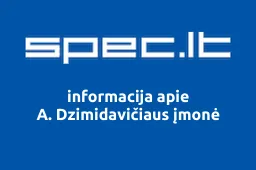 A. Dzimidavičiaus įmonė | spec.lt