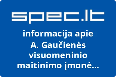 A. Gaučienės visuomeninio maitinimo įmonė Medūza