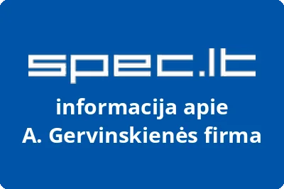 A. Gervinskienės firma