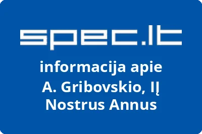 A. Gribovskio individuali įmonė NOSTRUS ANNUS