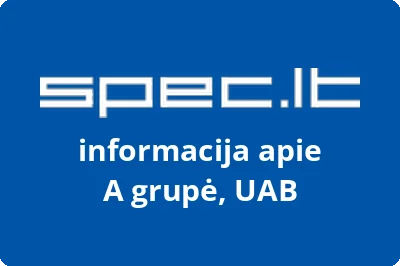A grupė, UAB | spec.lt