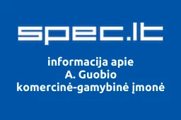 A. Guobio komercinė-gamybinė įmonė iliustracija