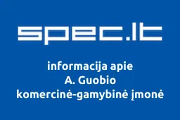 A. Guobio komercinė-gamybinė įmonė