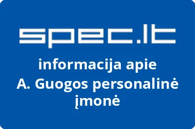 A. Guogos personalinė įmonė