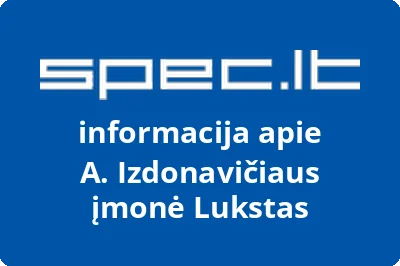 A. Izdonavičiaus įmonė Lukstas