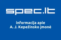 A. J. Kepežinsko įmonė | spec.lt