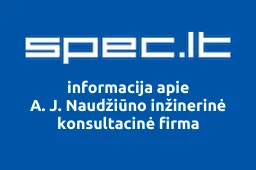 A. J. Naudžiūno inžinerinė konsultacinė firma | spec.lt