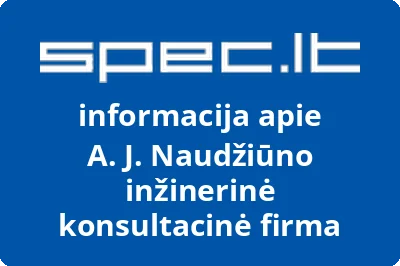 A. J. Naudžiūno inžinerinė konsultacinė firma
