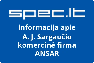 A. J. Sargaučio komercinė firma ANSAR